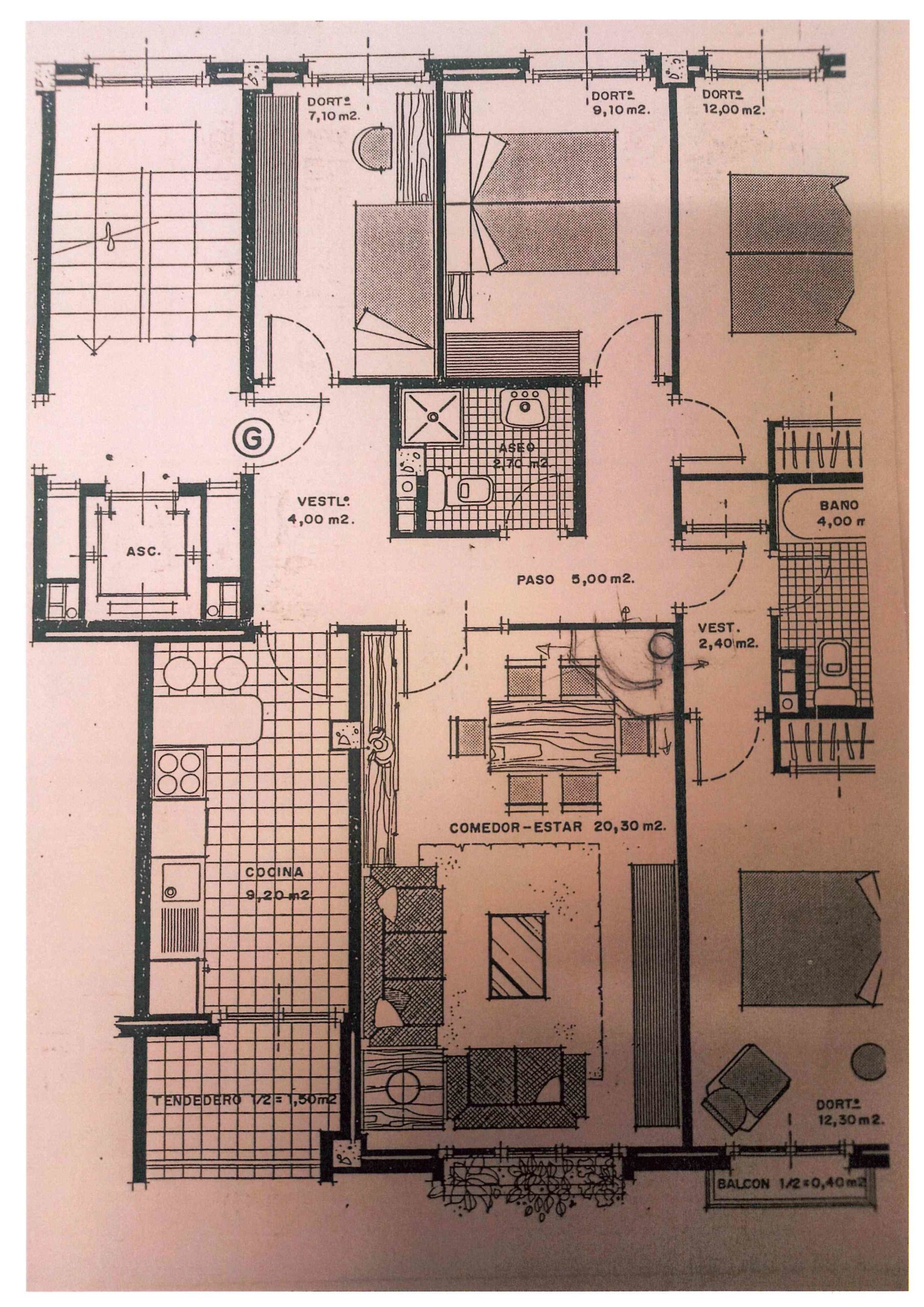 Imagen de los planos del piso: