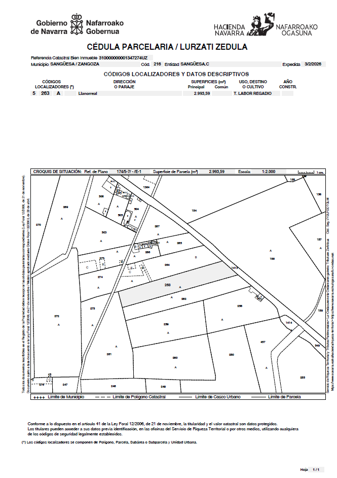 Imagen de los planos del piso: